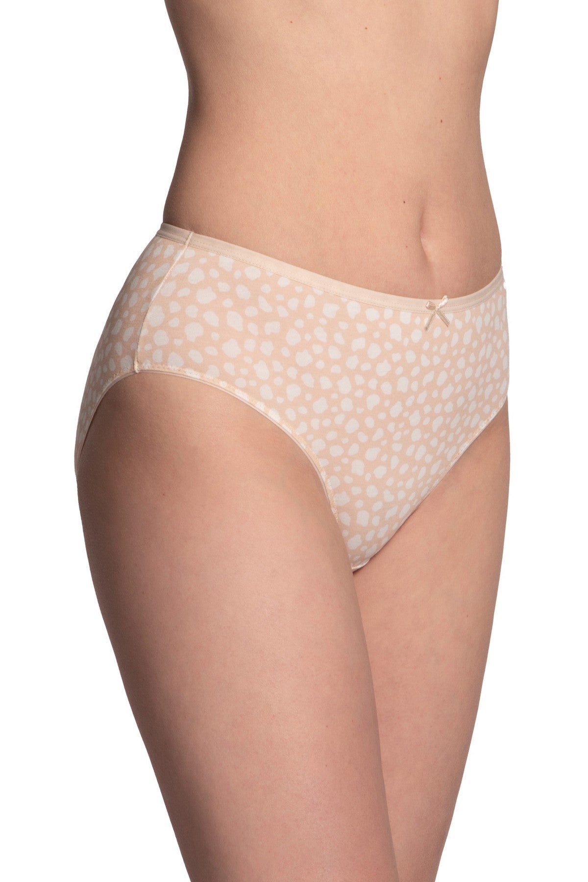 Хлопковые трусики слип 122BI-58 rose/beige (3 шт.)