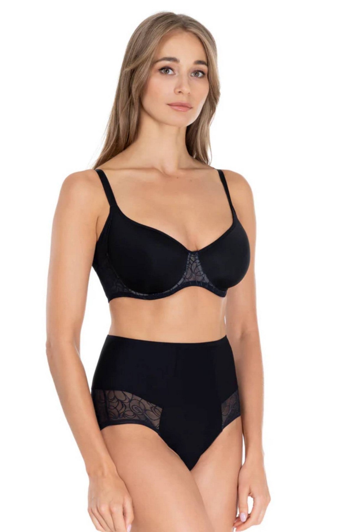 Высокие трусики слип 43L51 Storm black