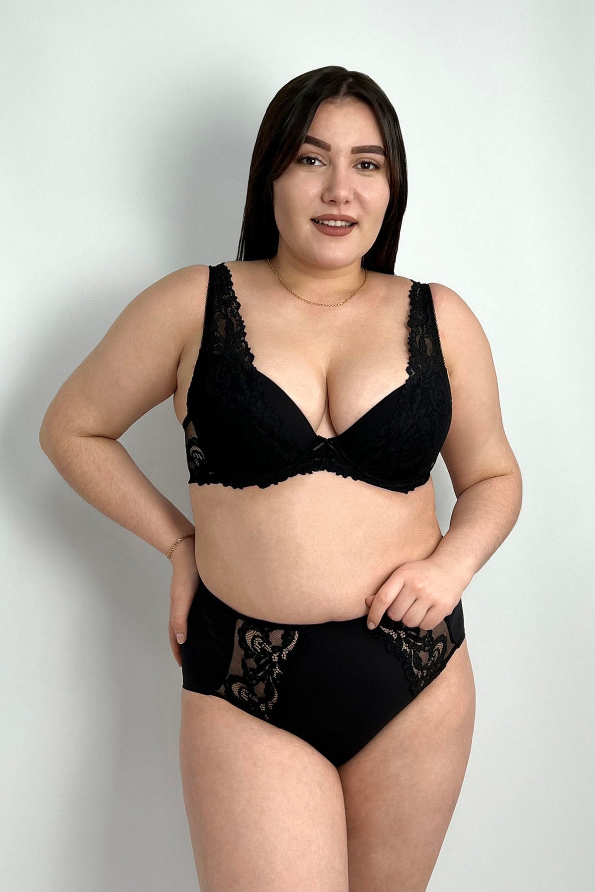 Трусики сліпи Lace love 58K51 black