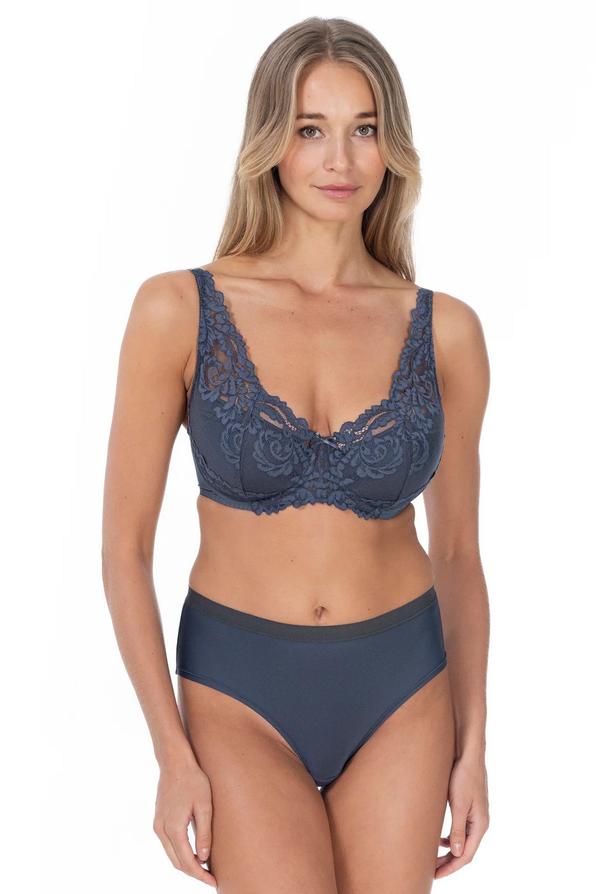 Гладкі трусики сліпи 58K55 Lace Love blackened pearl