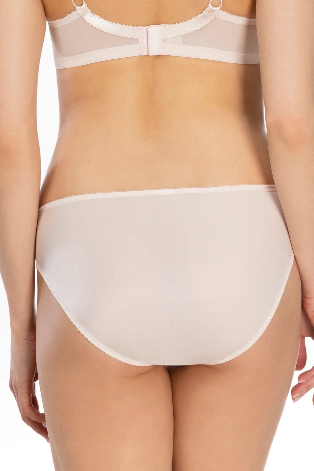 Трусики слип с кружевом 72F50 silver peony