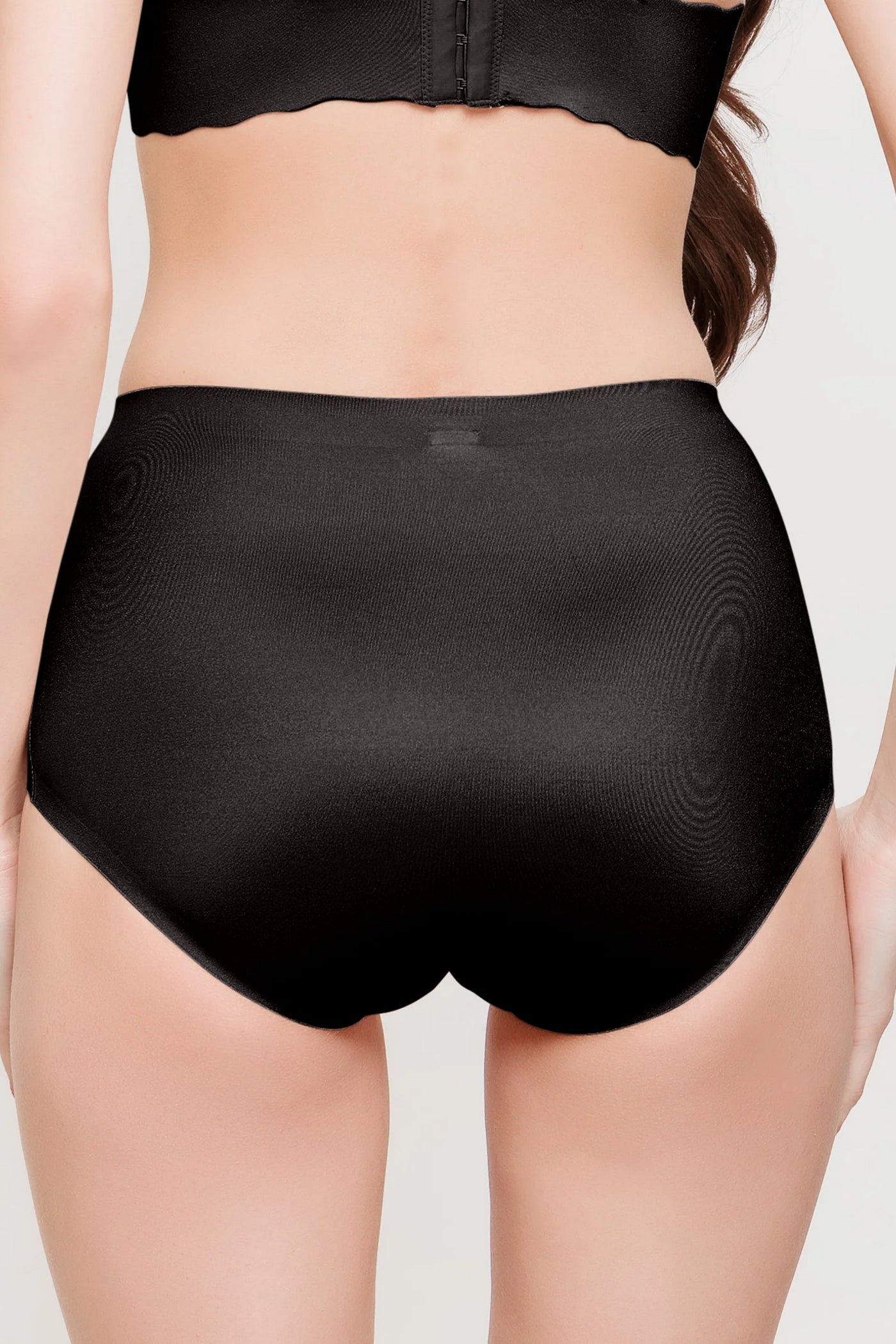 Безшовні трусики сліпи 77D52 Invisible Seamless black