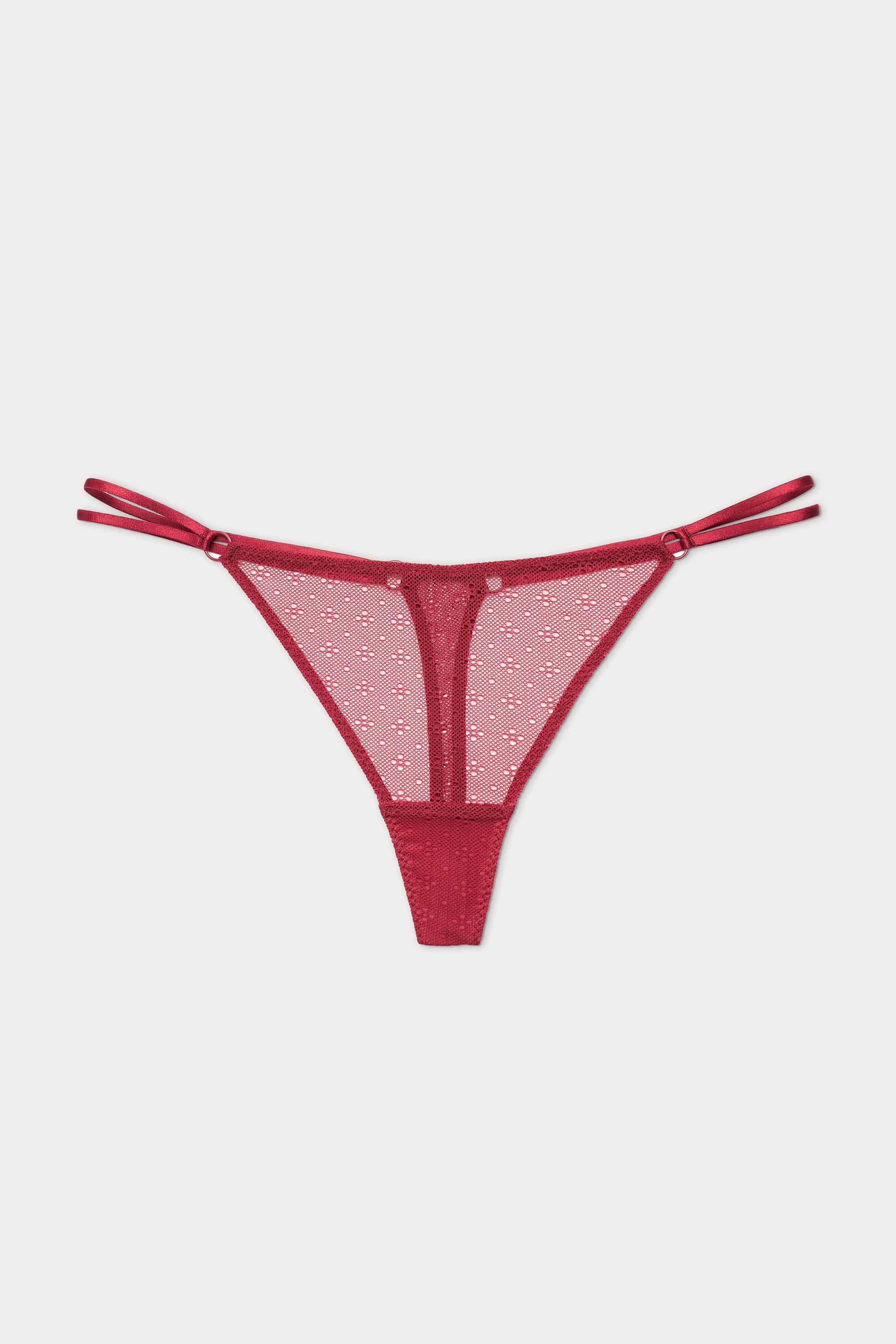 Трусики стрінги із мережива L914 String Lace red Legs