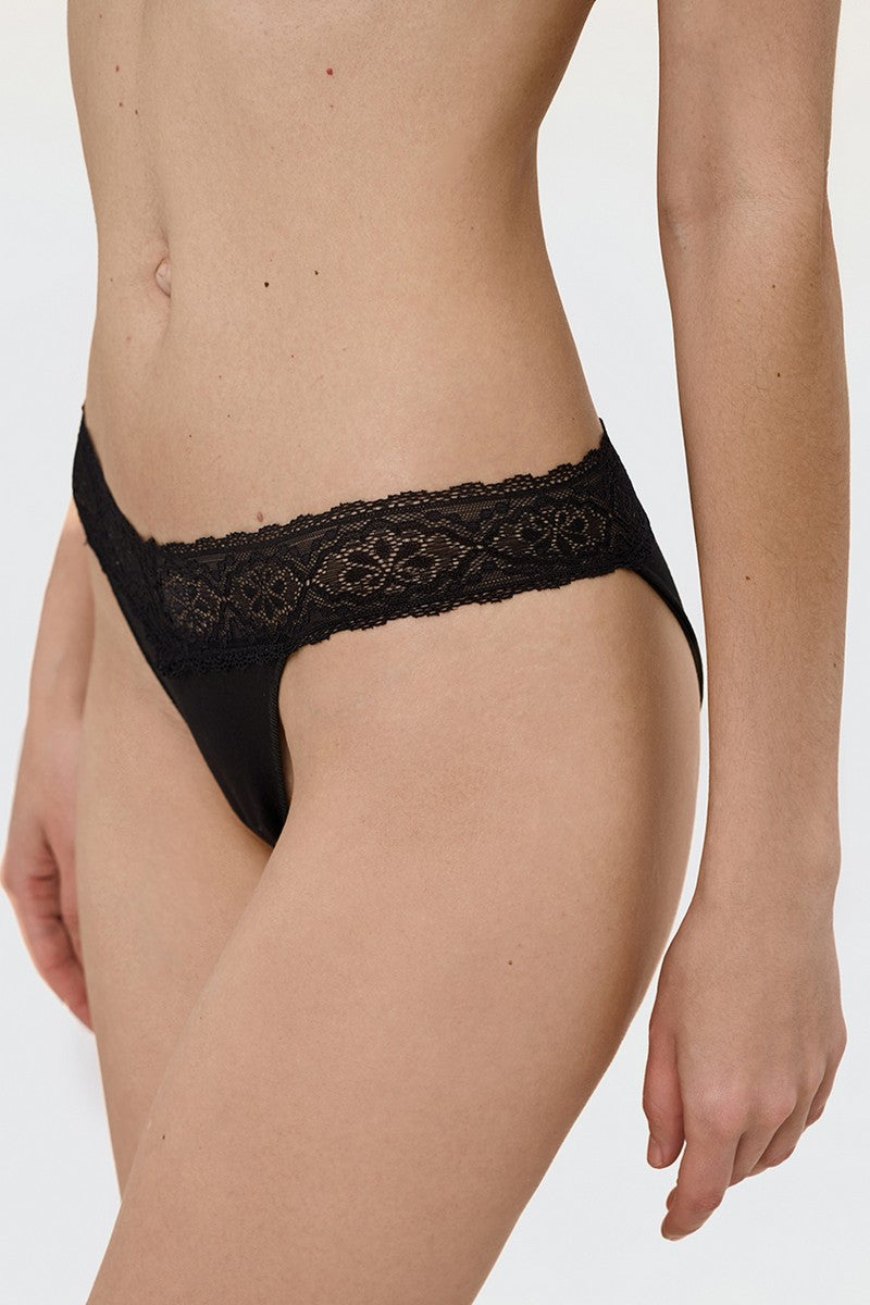 Бавовняні трусики сліпи L5178Br black