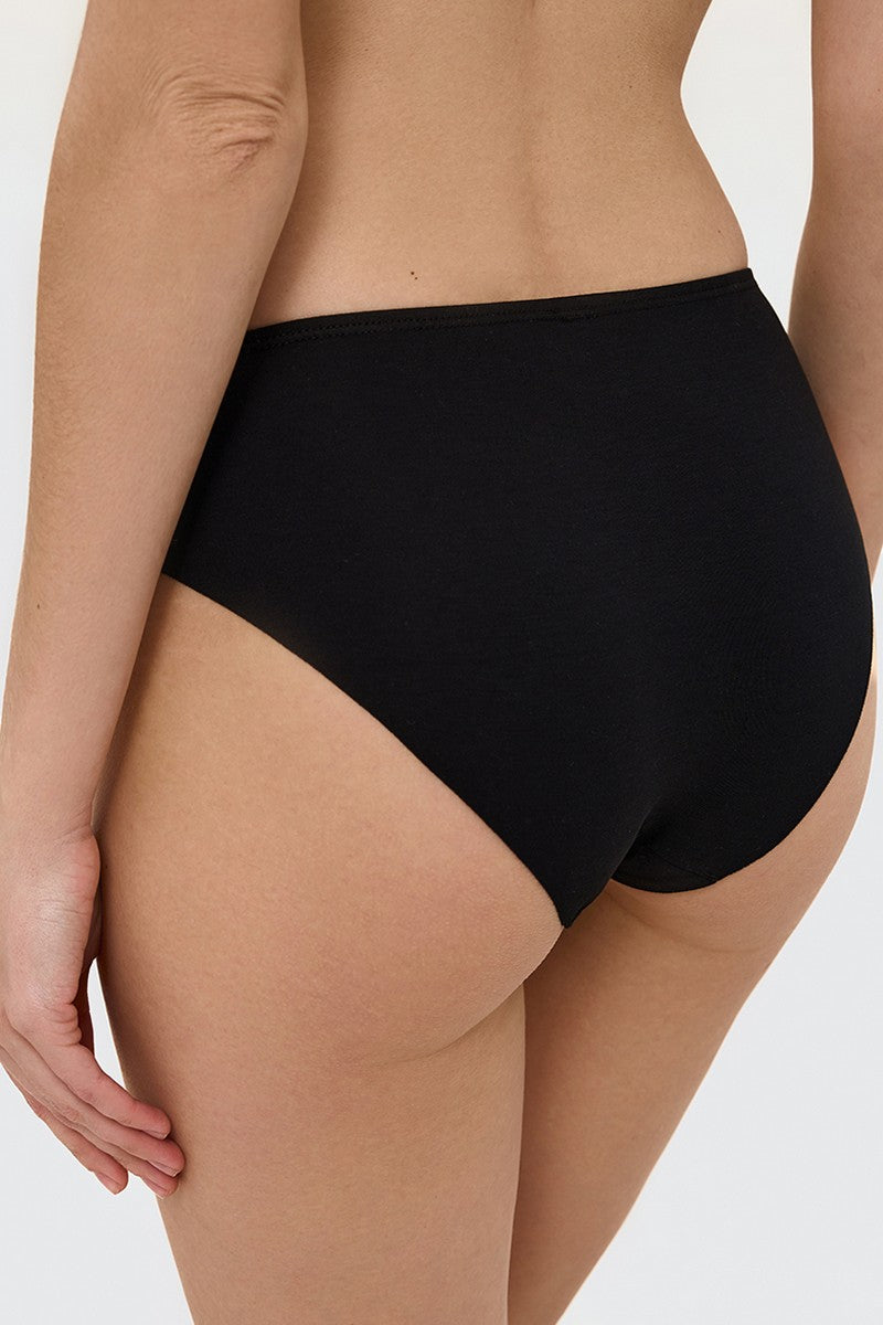 Бесшовные трусики слип L5180T black