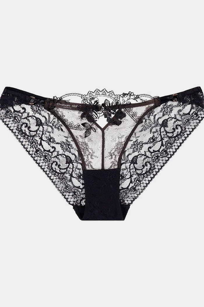 Трусики бикини с вышивкой 301372 Couture Niara black