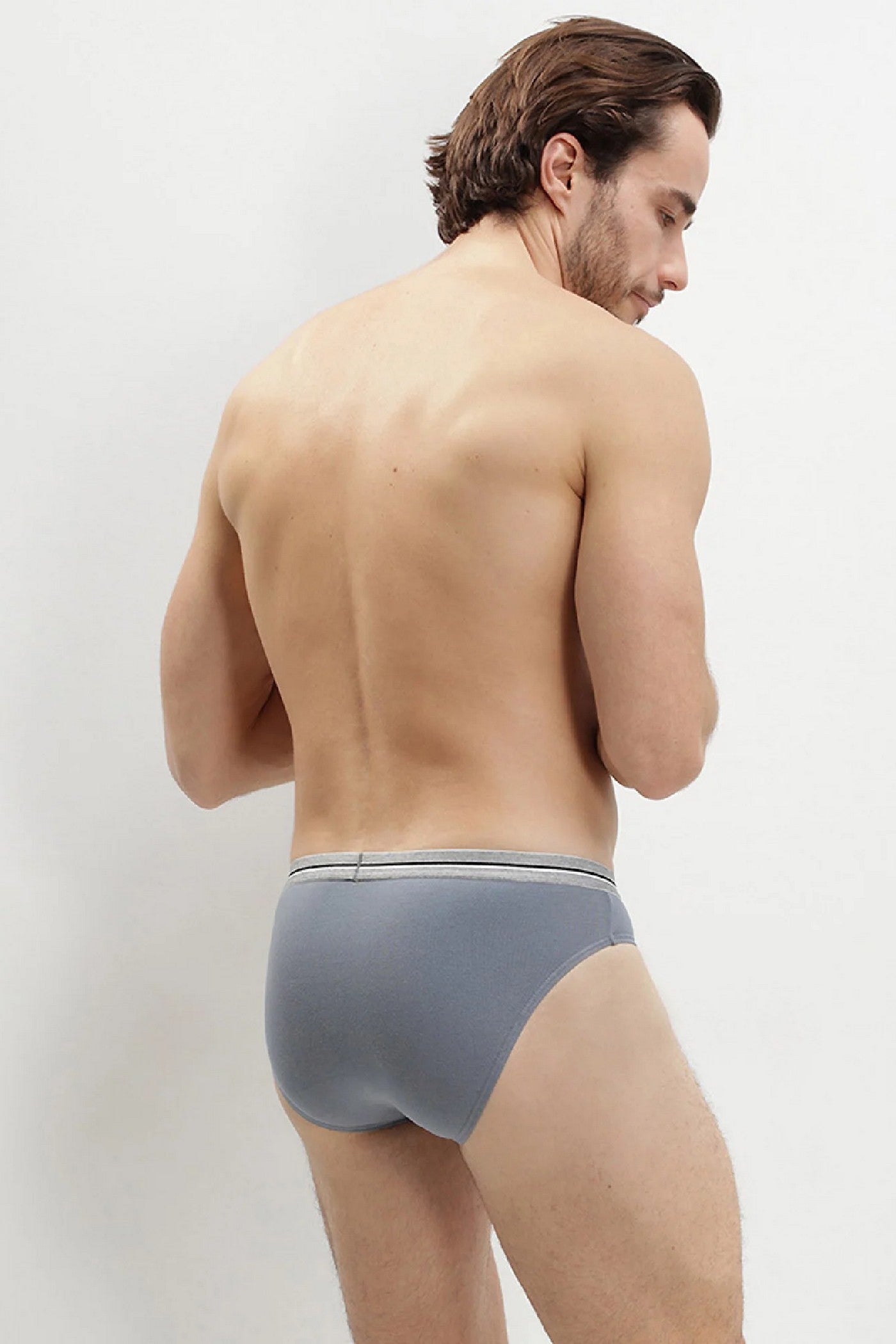 Мужские трусы слип D09B8 Ultra Resist (3 шт.) bleu/gris/bleu