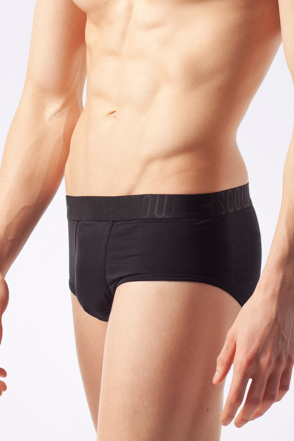 Мужские трусы брифы из модала Onyx modal briefs black