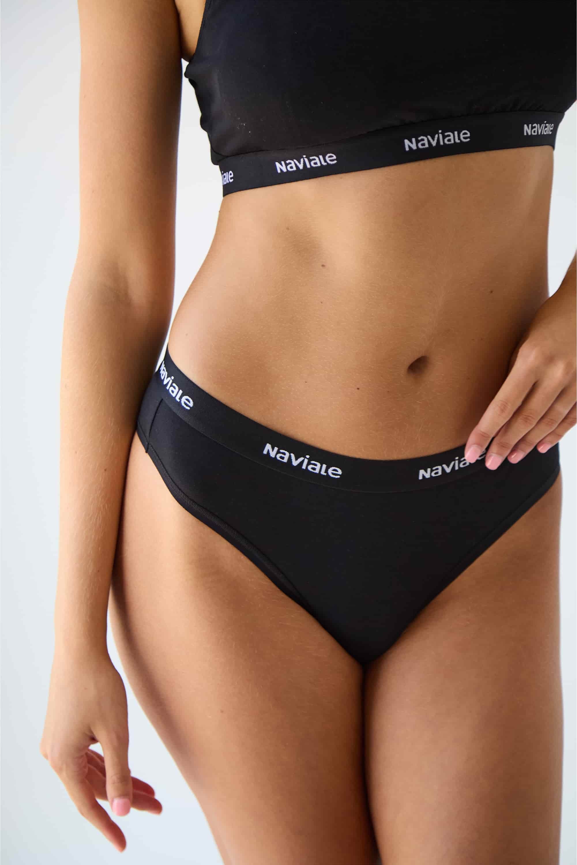 Трусики брифы с логотипом LU113-02 black