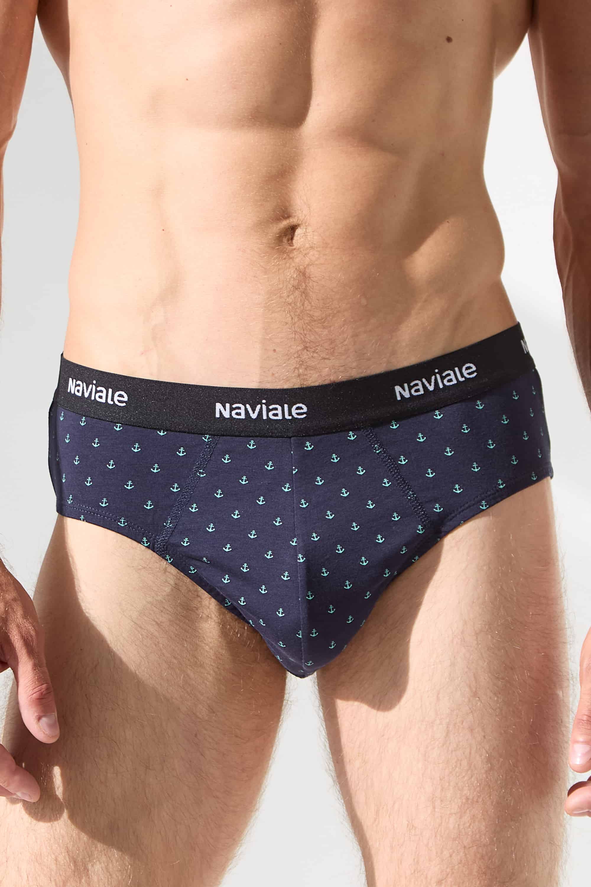 Мужские трусы слип MU202-02 Sierra blue