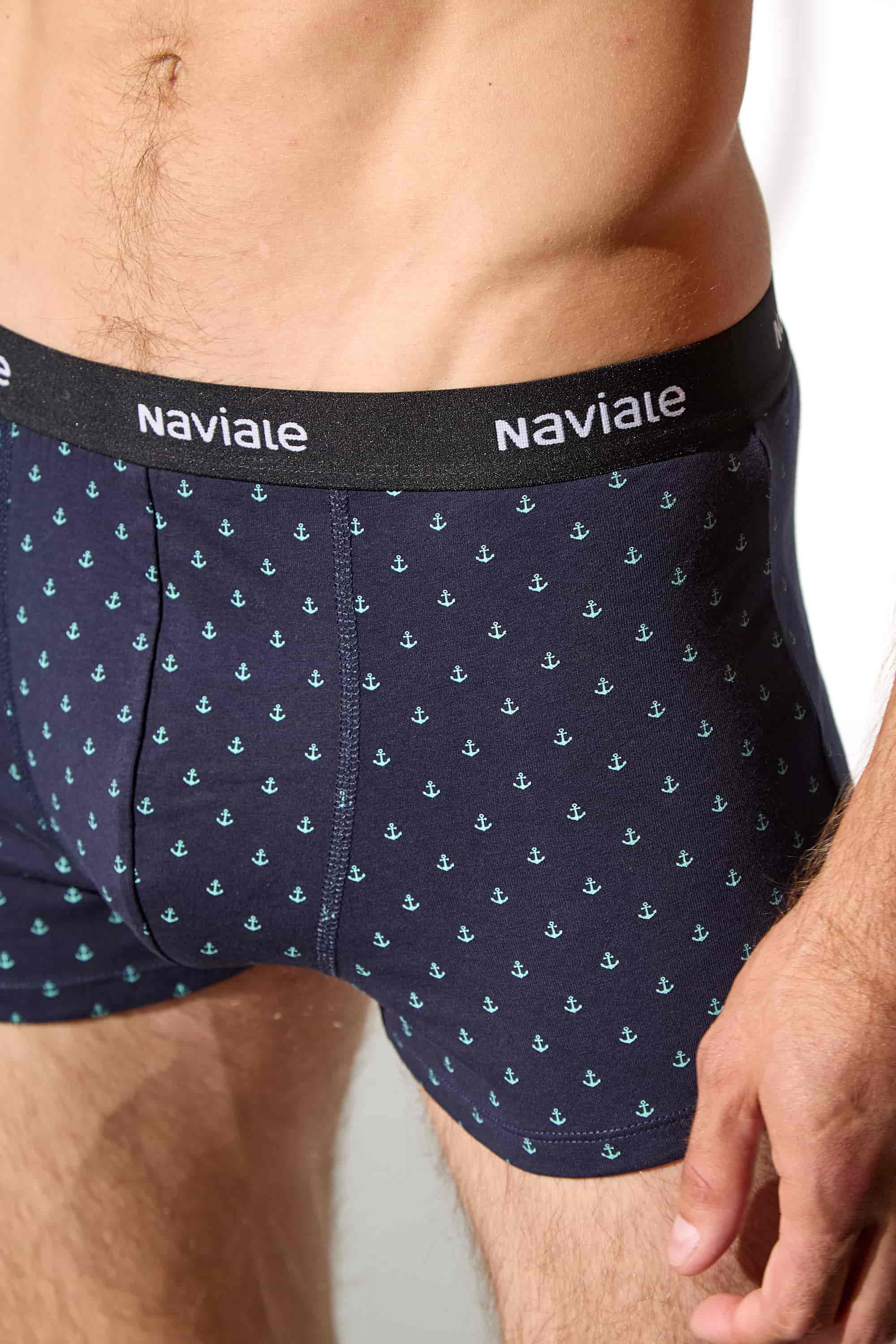 Мужские трусы шорты MU212-02 Aston blue