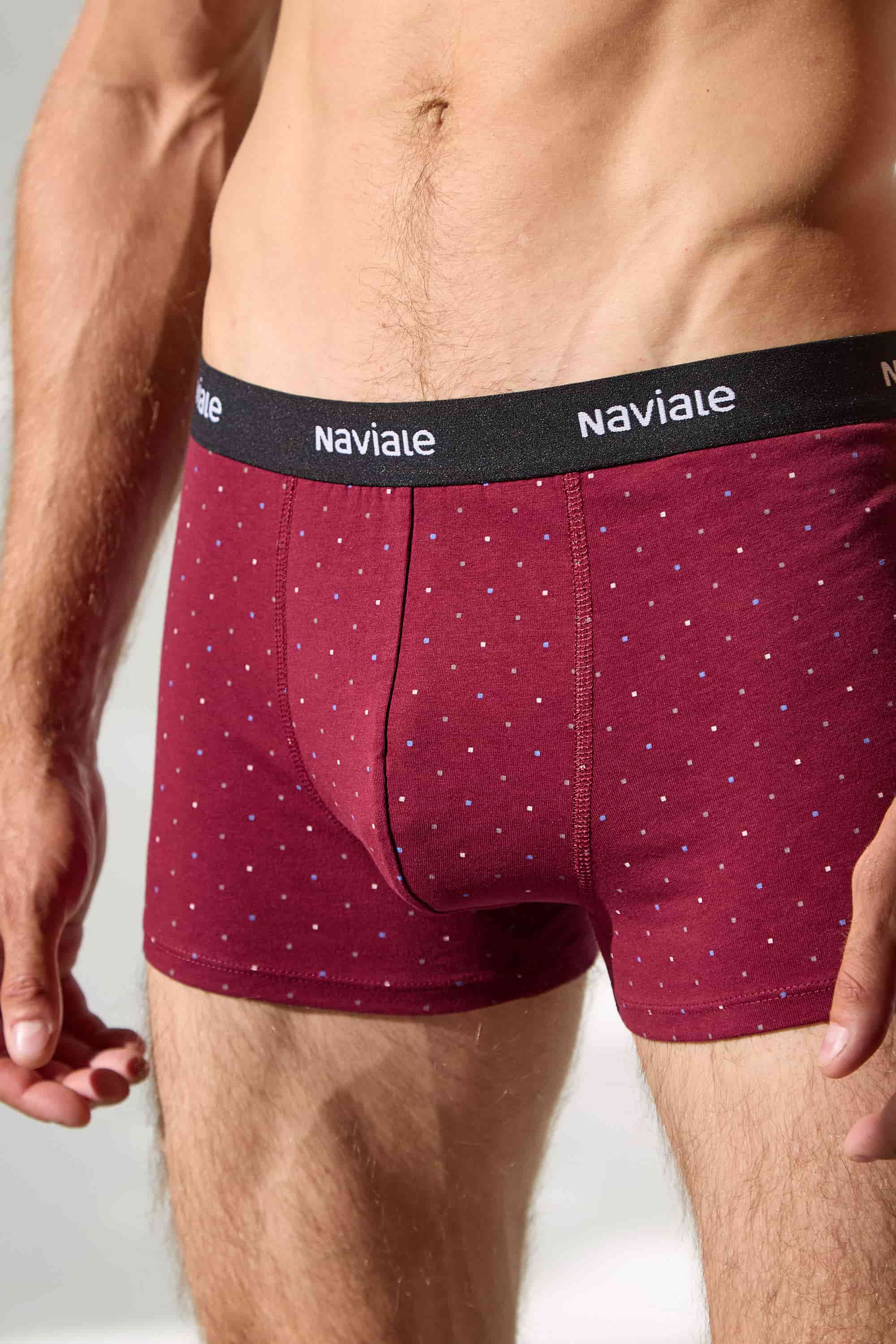 Мужские трусы шорты MU212-02 Aston bordo