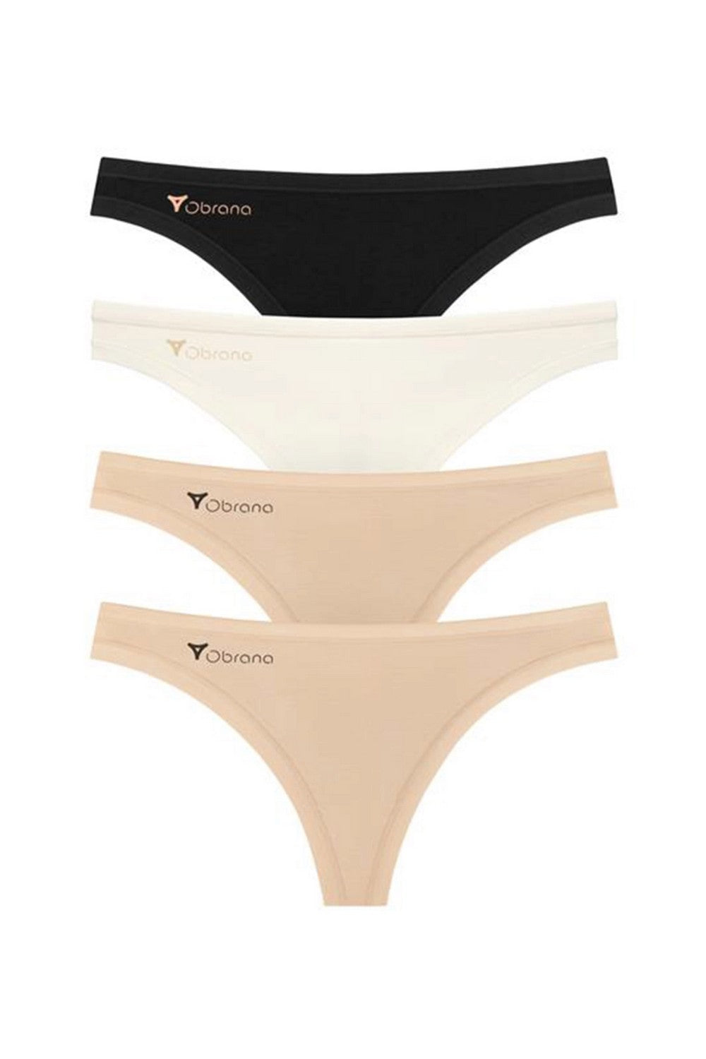 Хлопковые трусики стринг 200-12 (4 шт.) 01/03/04/04