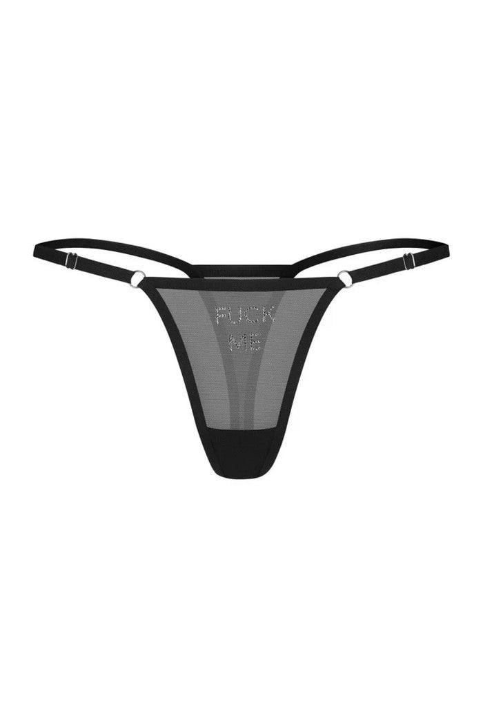 Трусики стрінги зі стразами Violami Me Obsessive
