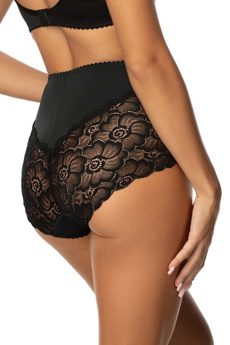 Трусики слип с кружевом 207-146 black
