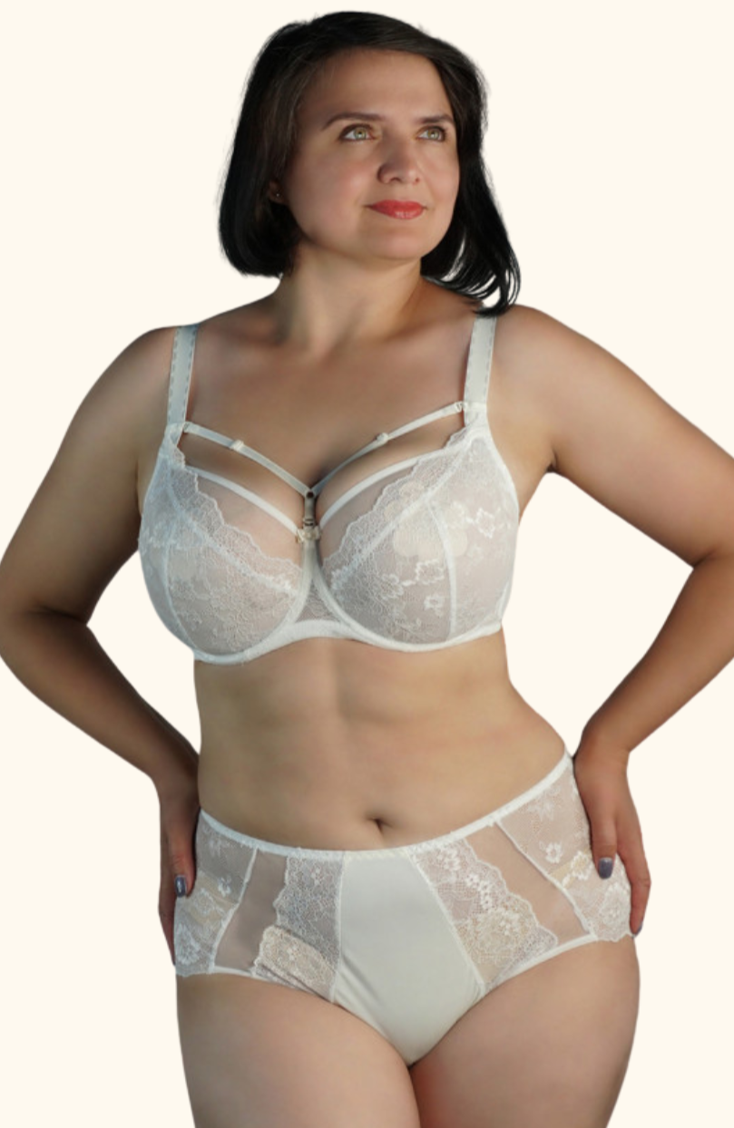 Высокие трусики слип 646-438 ivory