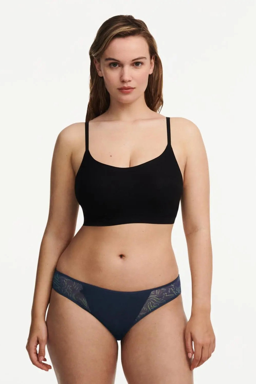 Трусики сліпи P47030-0NV Miss Joy waves print Passionata