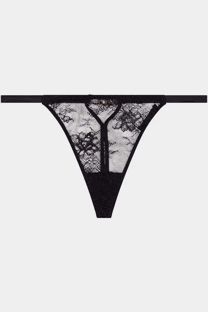 Кружевные трусики стринг 372549 Scarlet Lover black