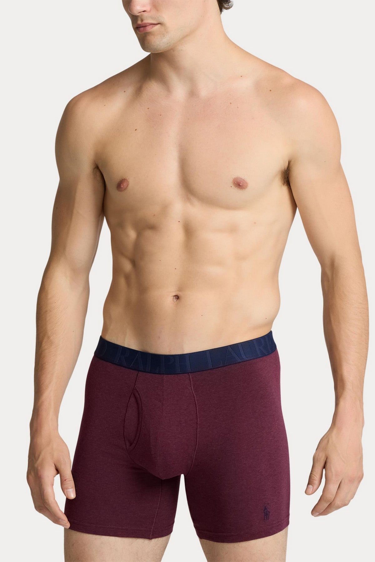 Чоловічі труси шорти 325543410 (3 шт.) multi Ralph Lauren бордові