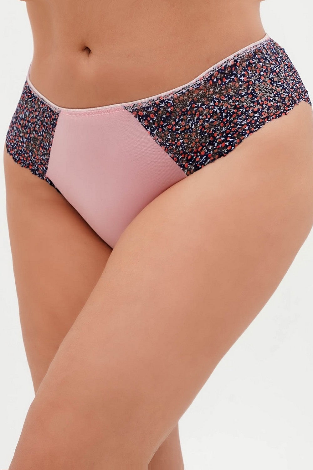 Трусики бразилиана SD-2501 print flowers