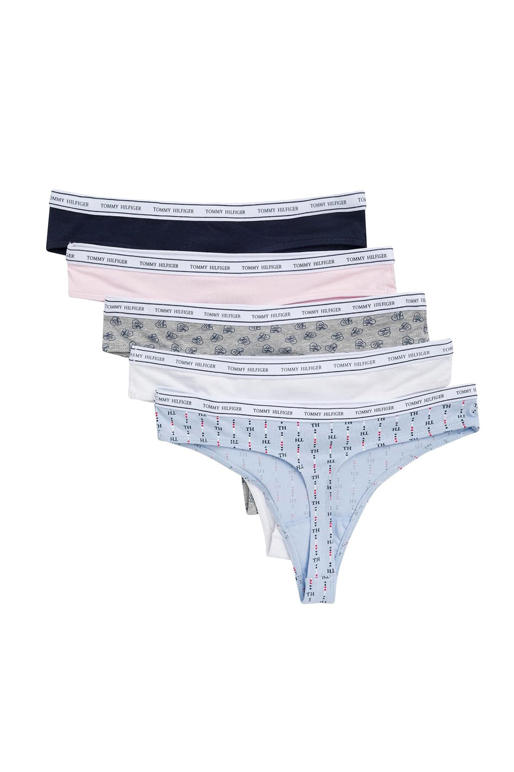 Бавовняні стрінги 150299104 (5 шт.) multi Tommy Hilfiger