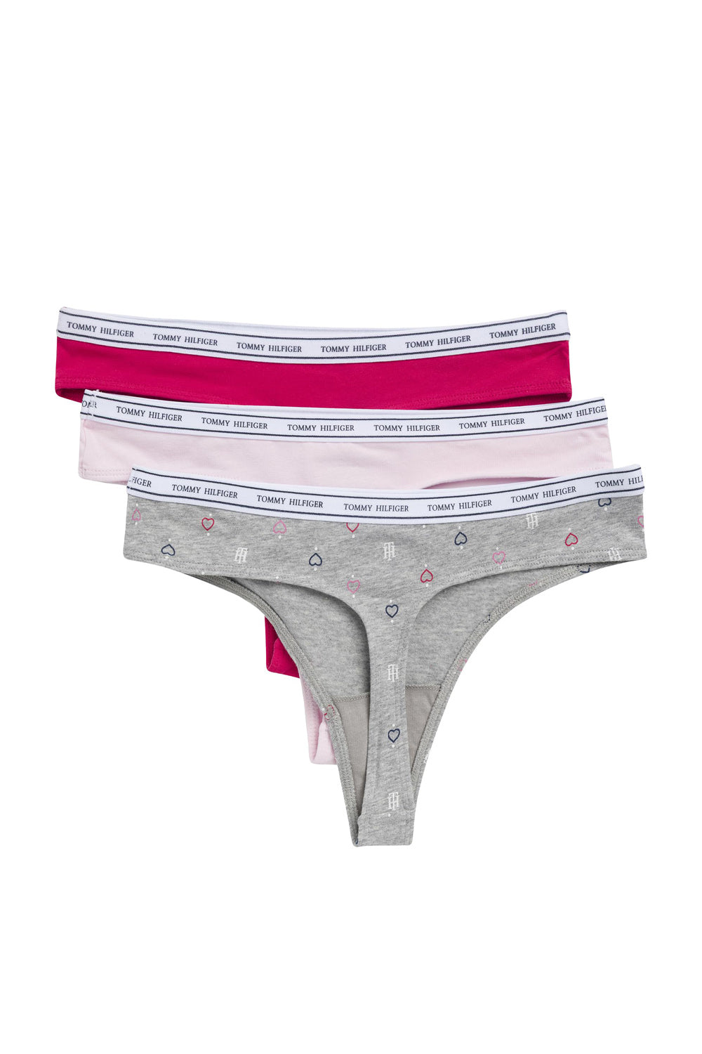 Бавовняні стрінги 285379491 (3 шт.) multi Tommy Hilfiger вигляд ззаду