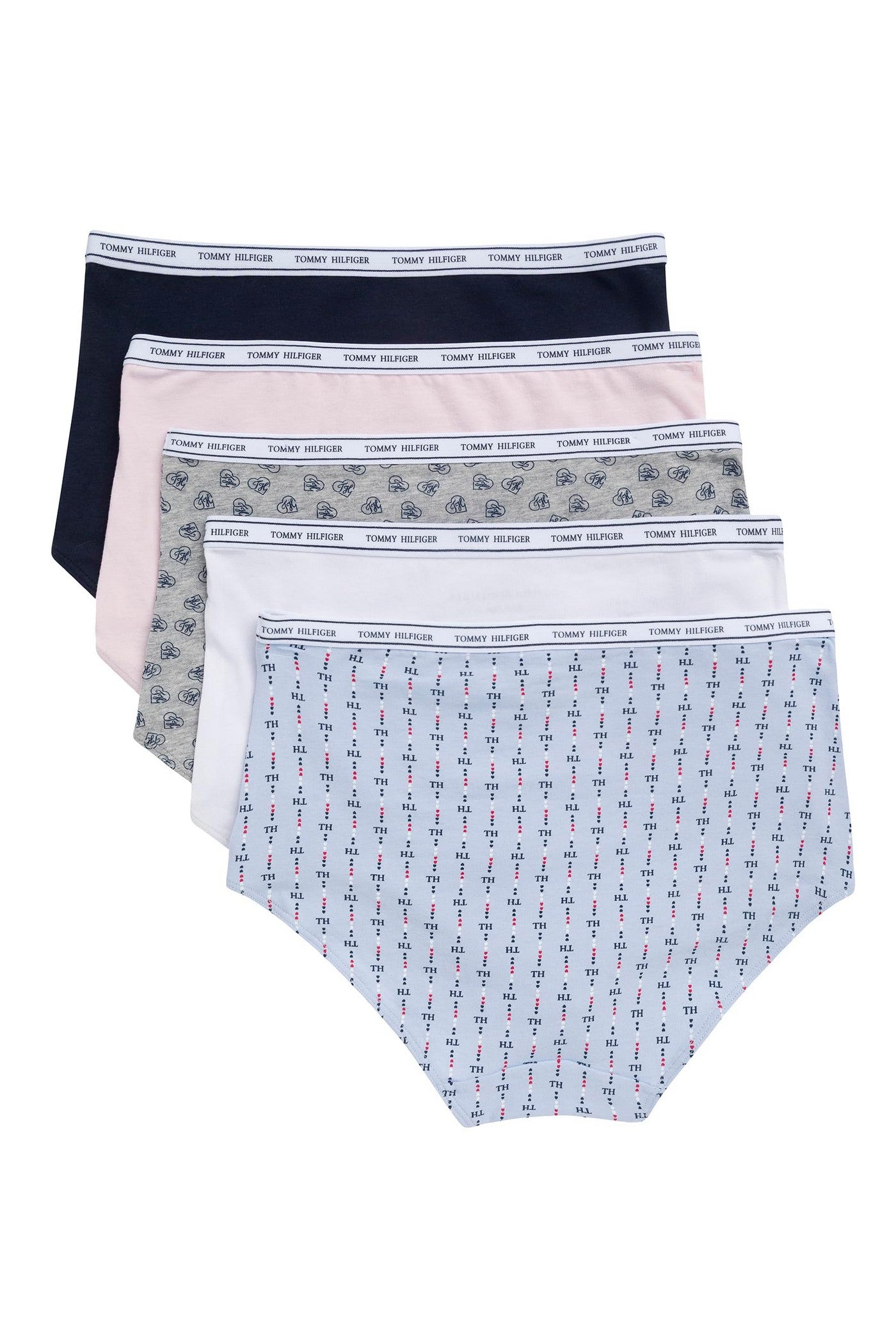 Бавовняні трусики брифи 29424176 (5 шт.) multi Tommy Hilfiger вигляд ззаду
