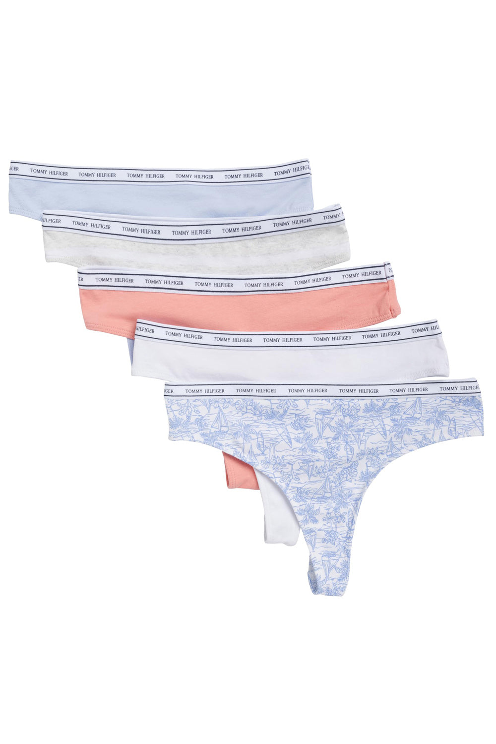 Хлопковые трусики стринг 653518763 (5 шт.) multi