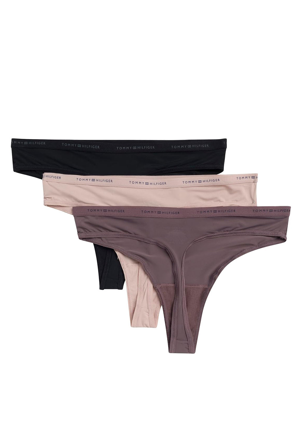 Гладкі стрінги 873541152 (3 шт.) multi Tommy Hilfiger вигляд ззаду