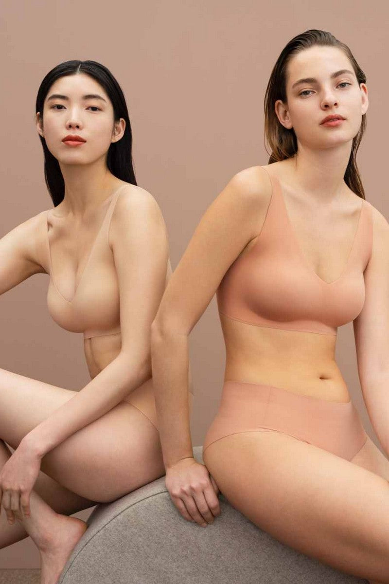 Шорти безшовні 604208291 beige Uniqlo