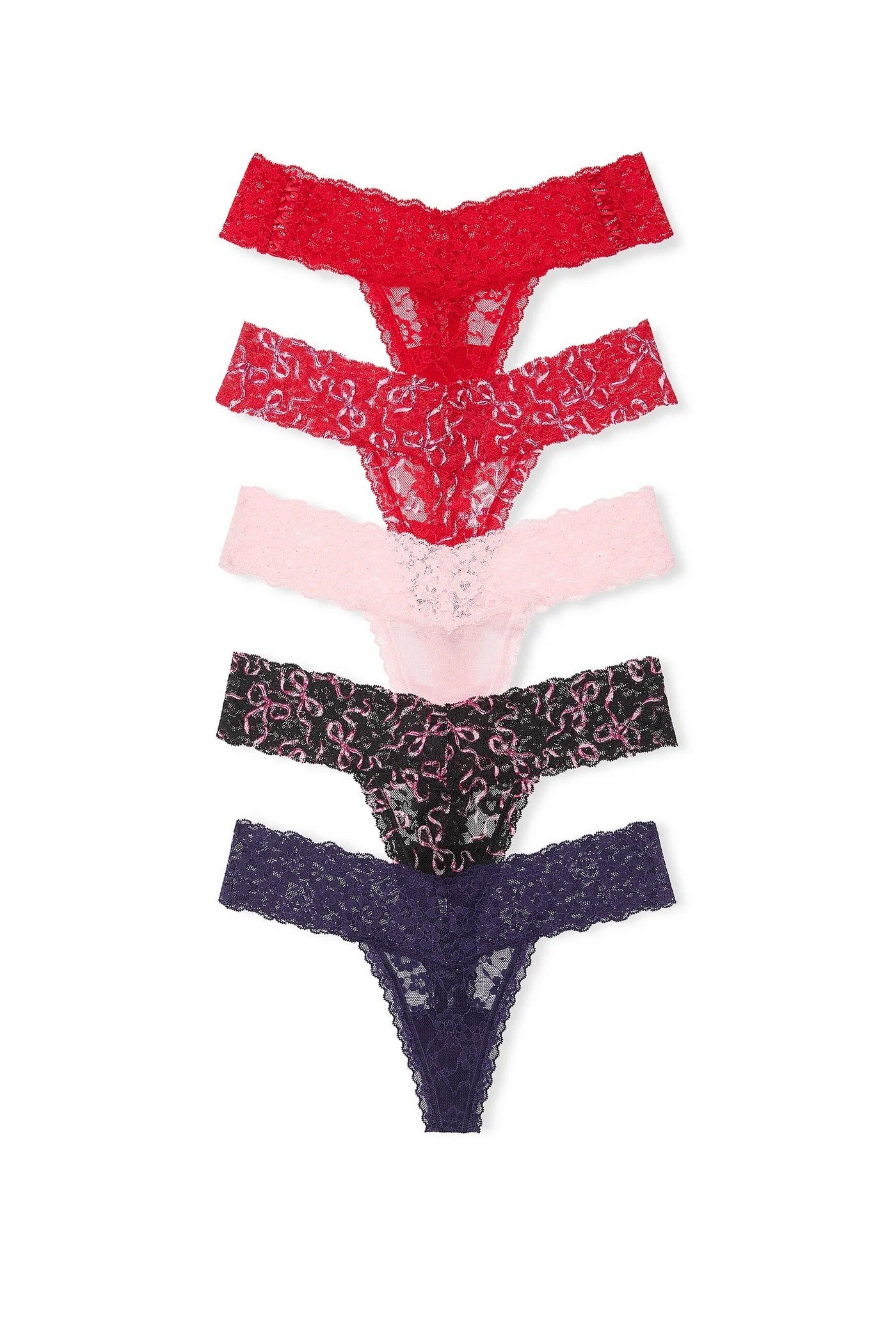 Кружевные трусики стринг 107147193 (5 шт.)
