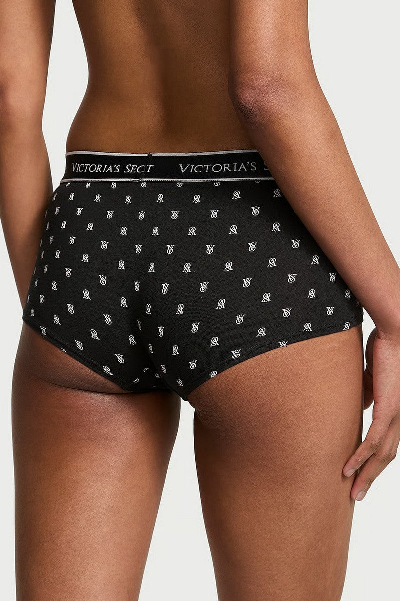 Хлопковые шортики 598920741 black