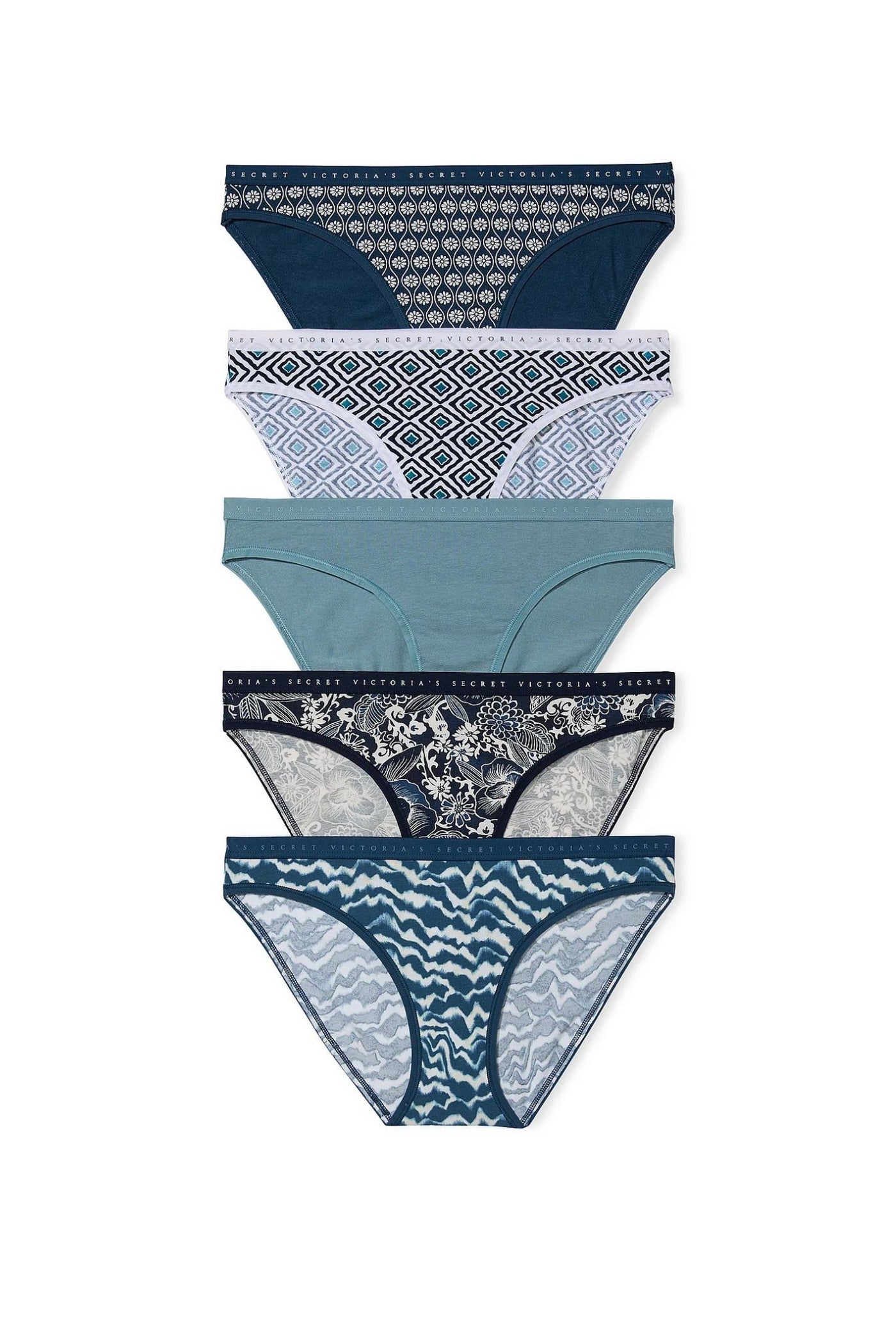 Хлопковые трусики слип 263674196 multi (5 шт.)