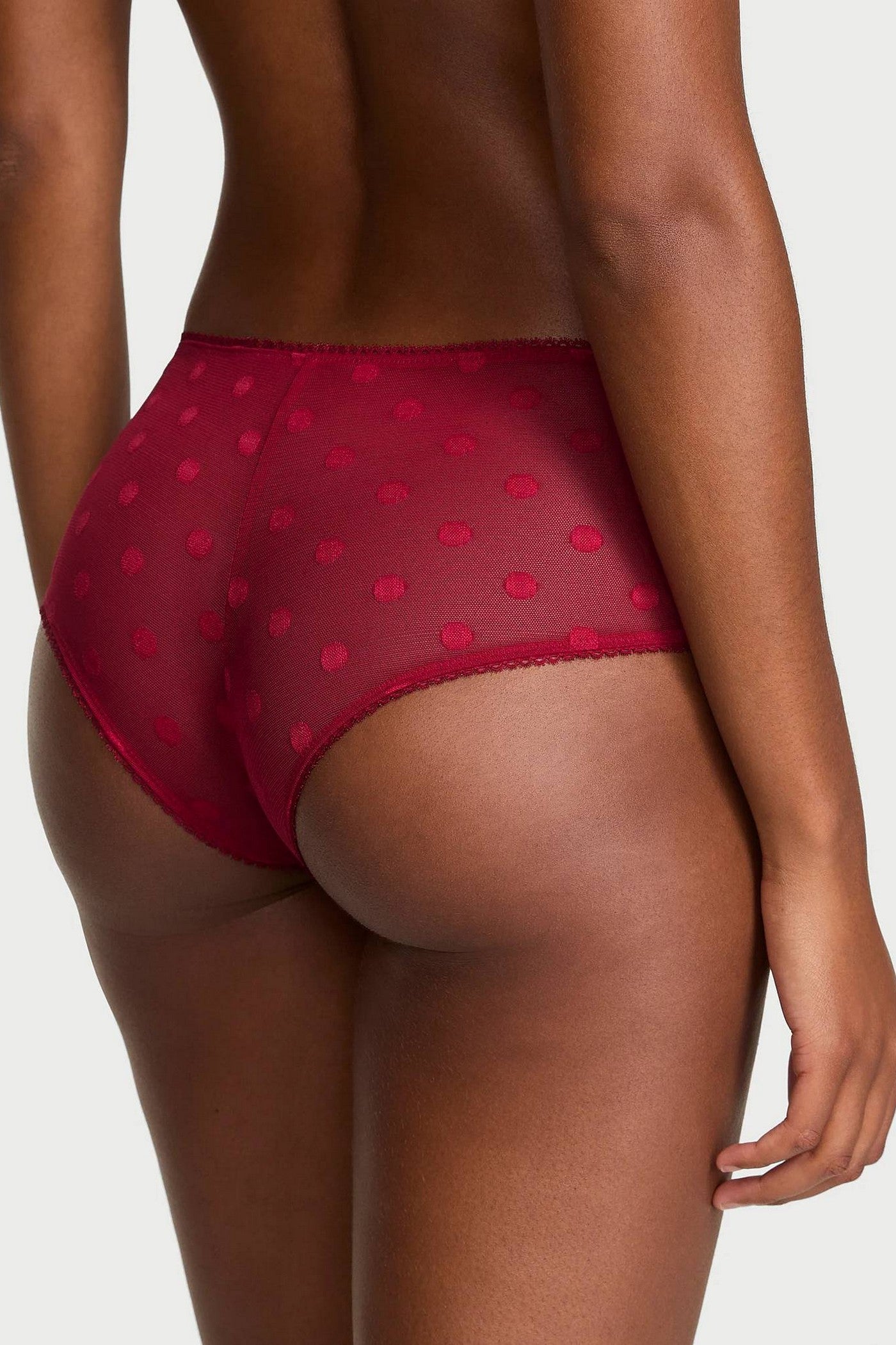 Шортики из микросетки 9578220 red