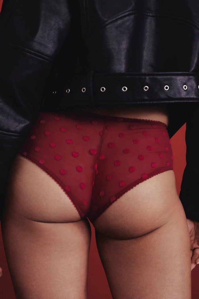 Шортики из микросетки 9578220 red