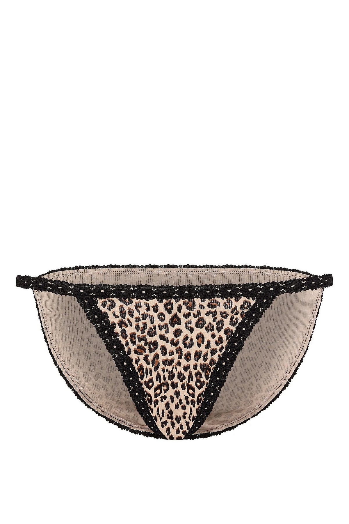 Бавовняні трусики бікіні 10432617 leopard Victoria`s Secret