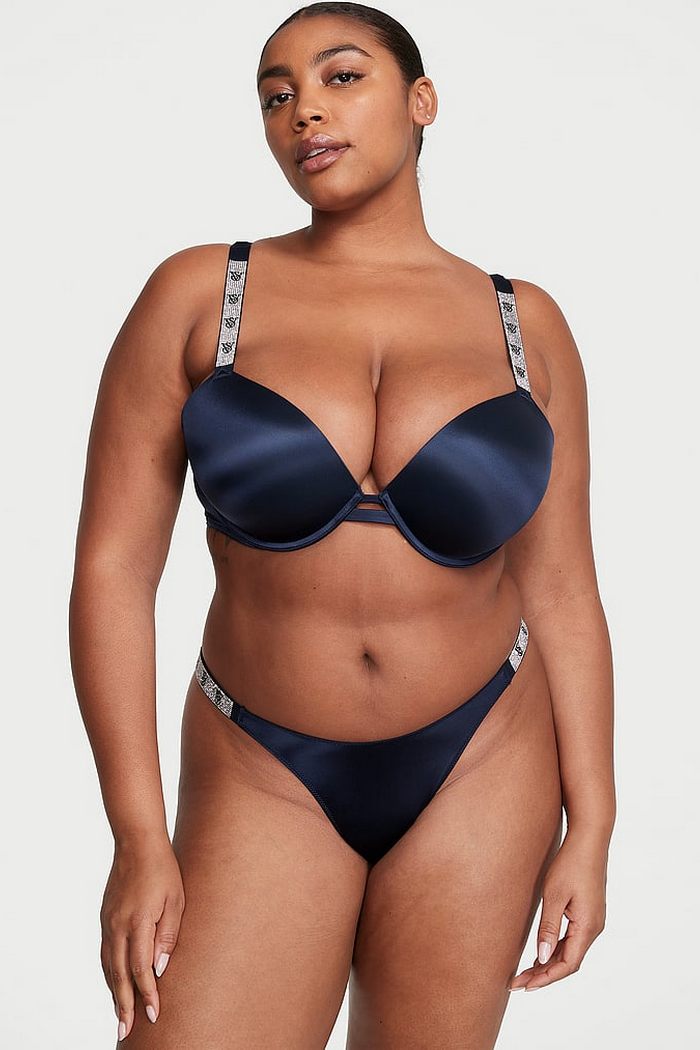 Трусики стринг со стразами 104434885