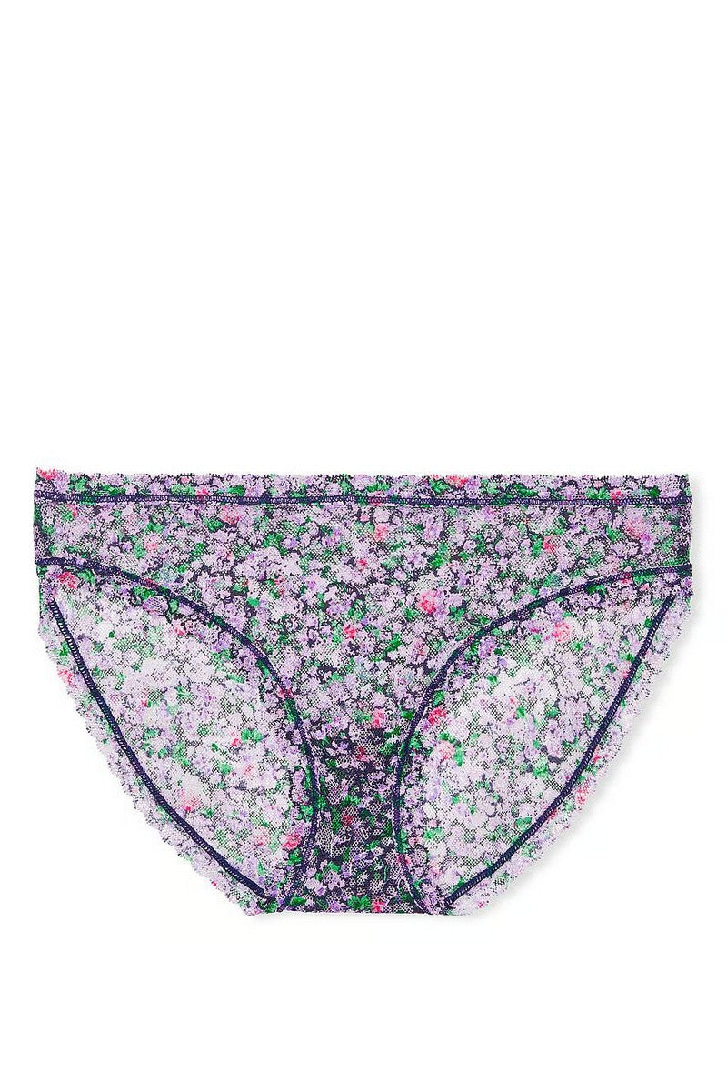 Кружевные трусики слип 107292866 violet