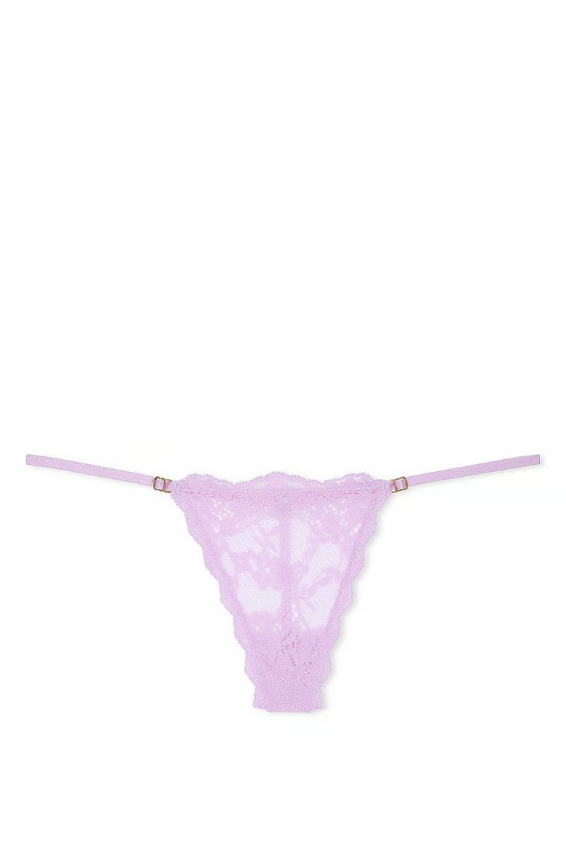 Кружевные трусики стринг 117383838 lilac