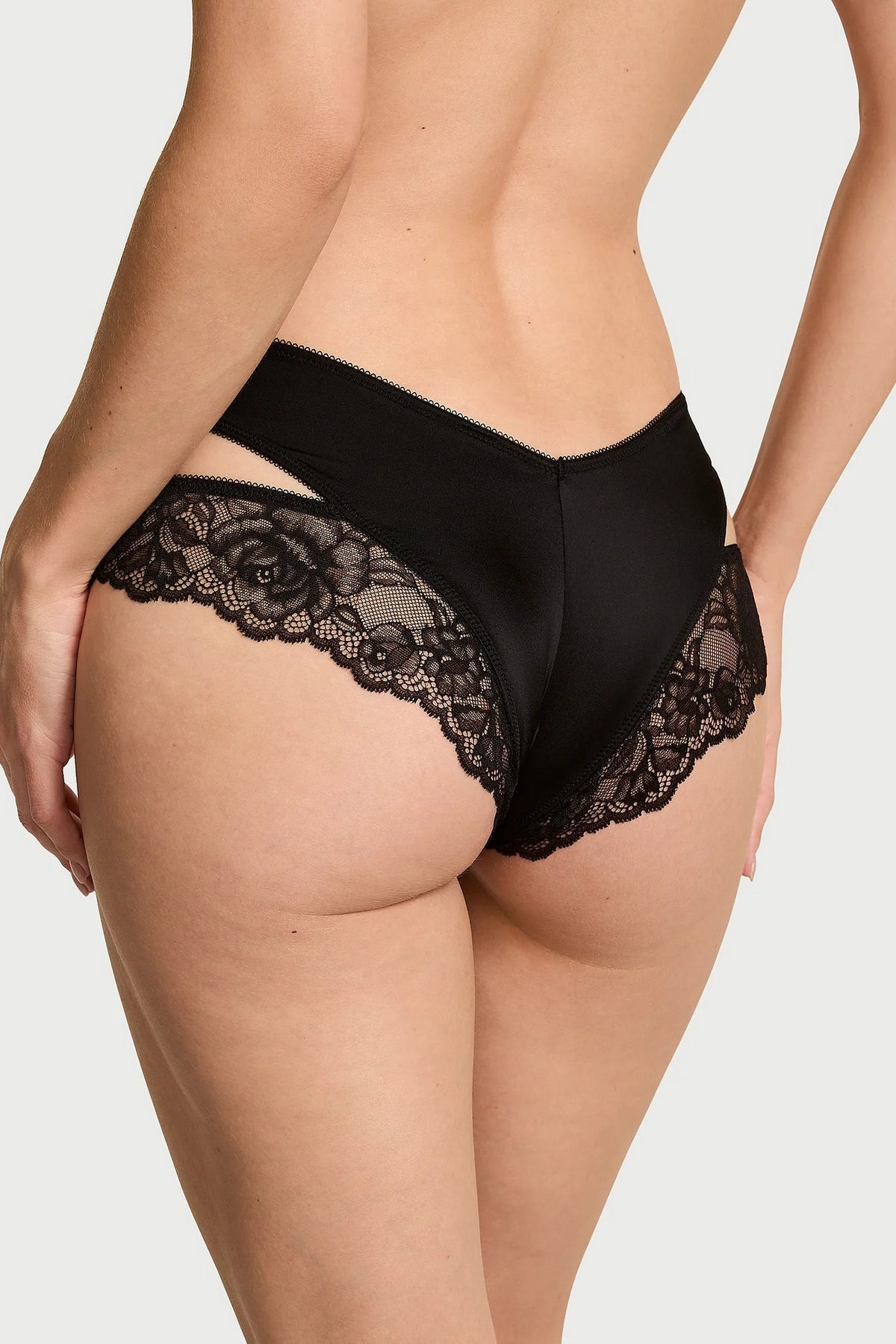 Трусики с кружевом 119268581 black