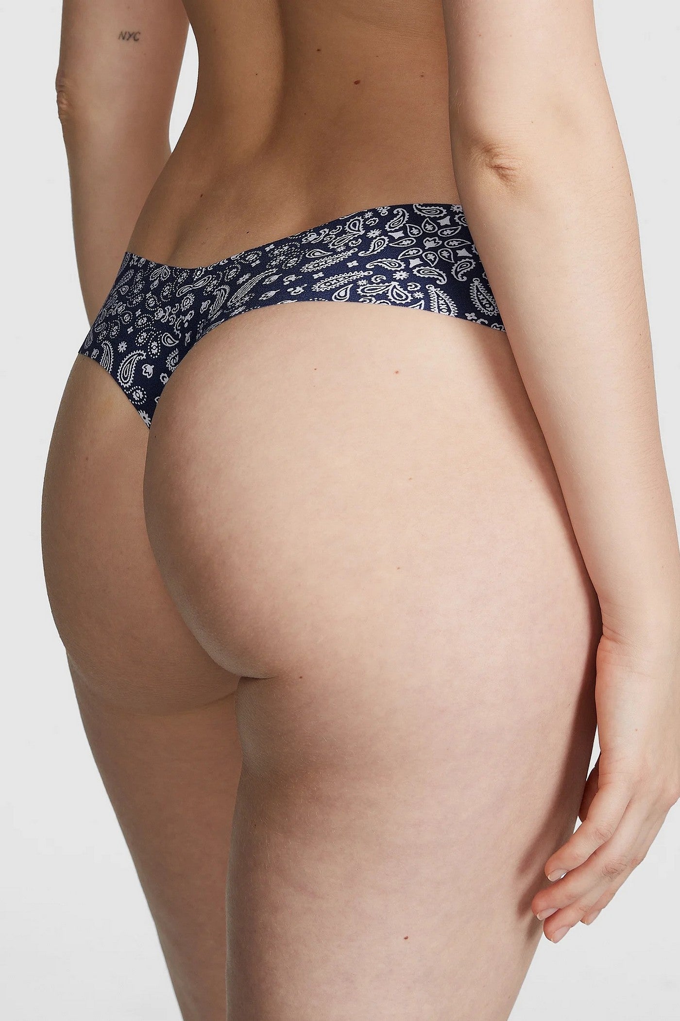 Бесшовные трусики стринг 122905809 blue