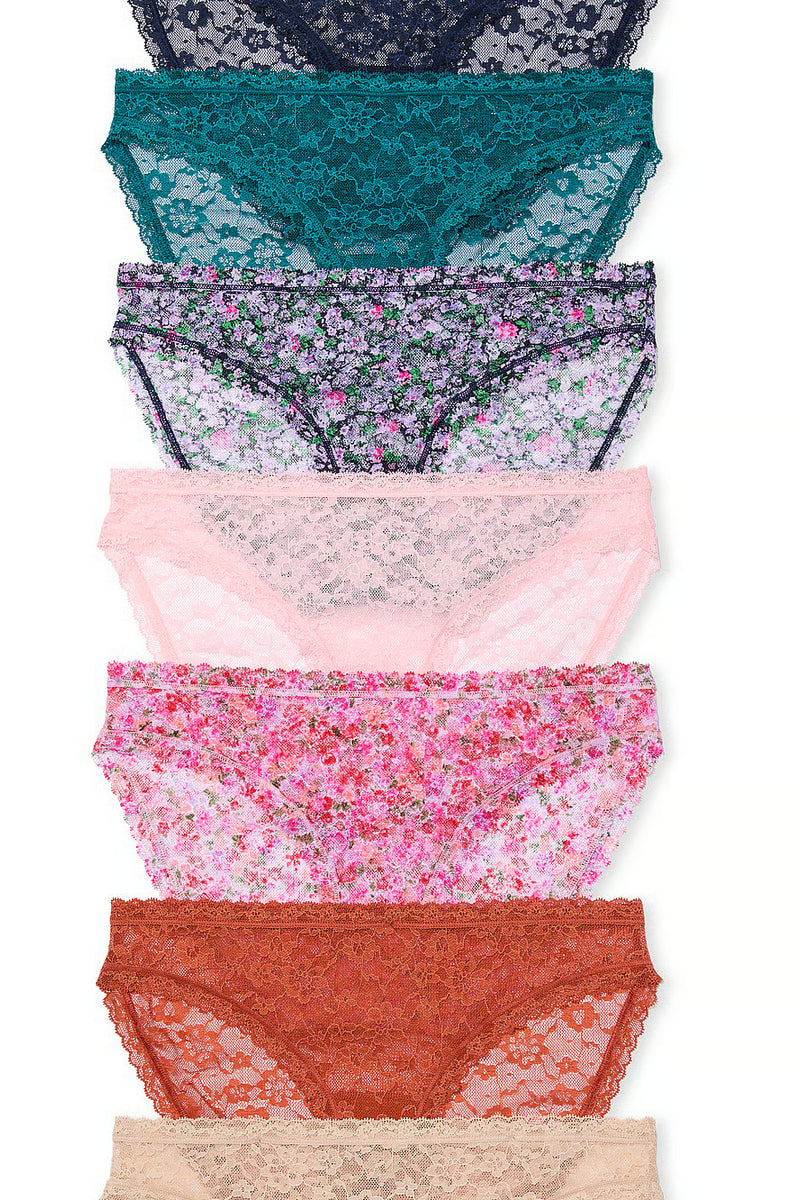 Кружевные трусики слип 125885841 (7 шт.)