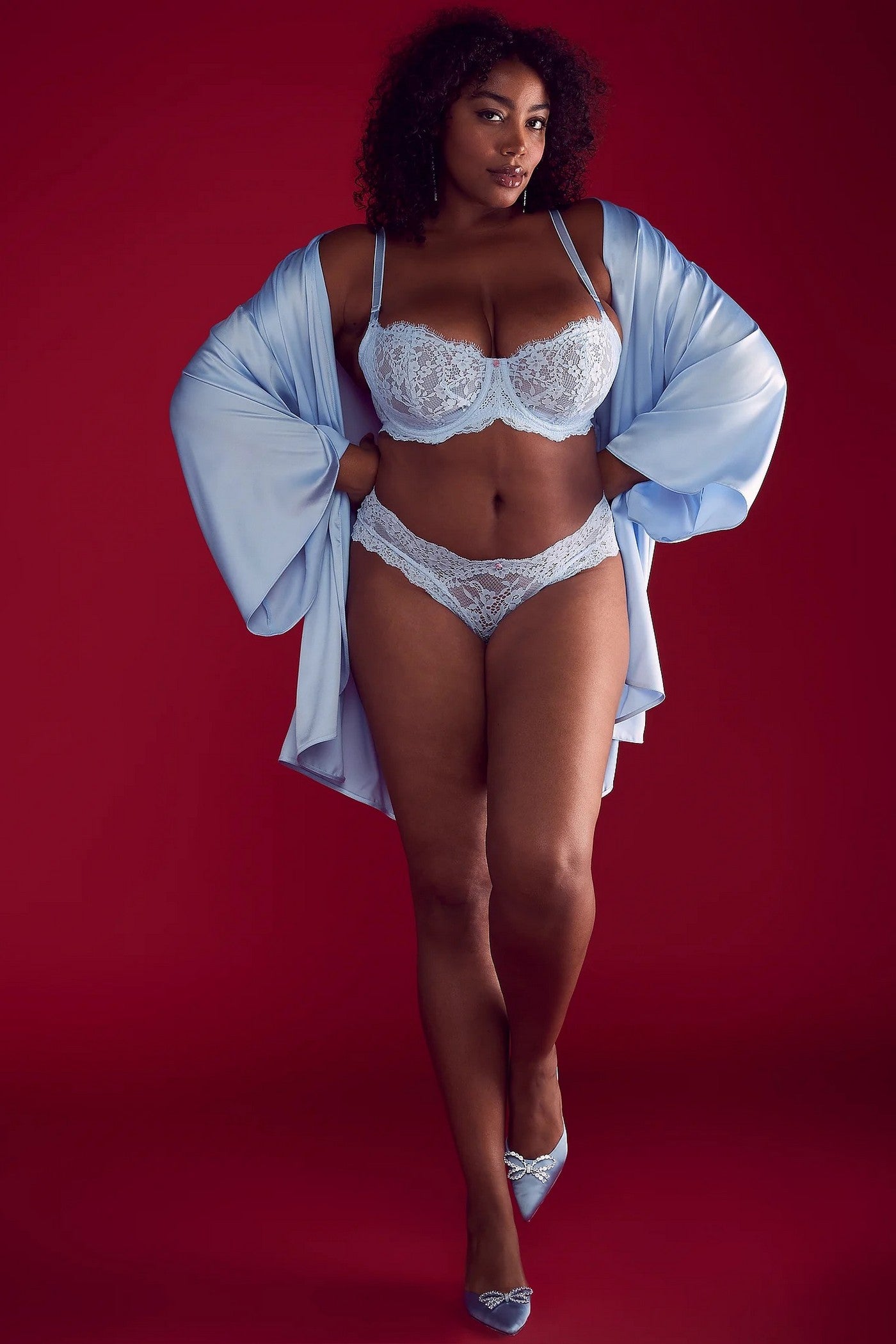 Мереживні шортики 127498408 blue