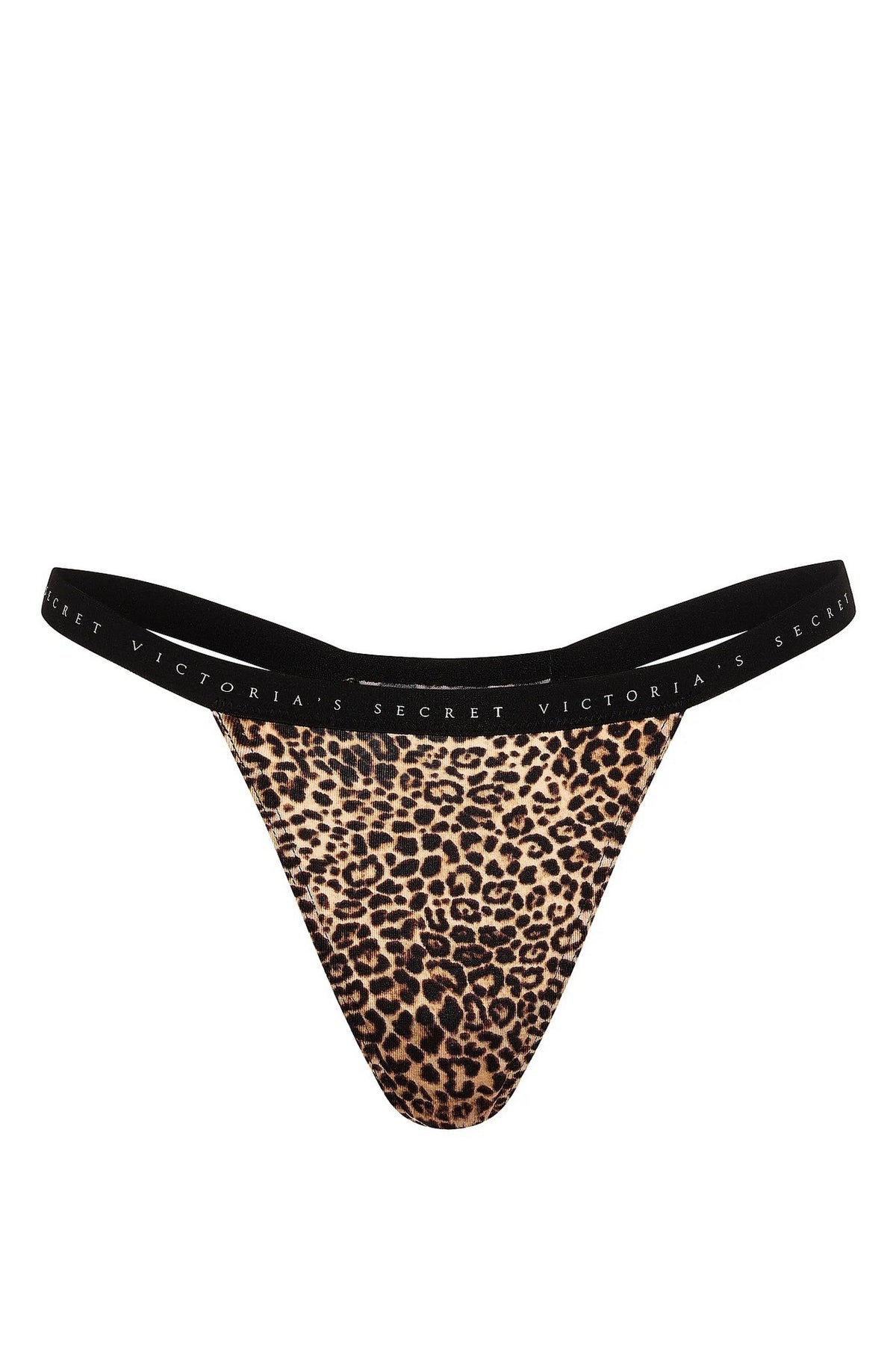 Бавовняні трусики стрінги 12823692 leopard Victoria`s Secret