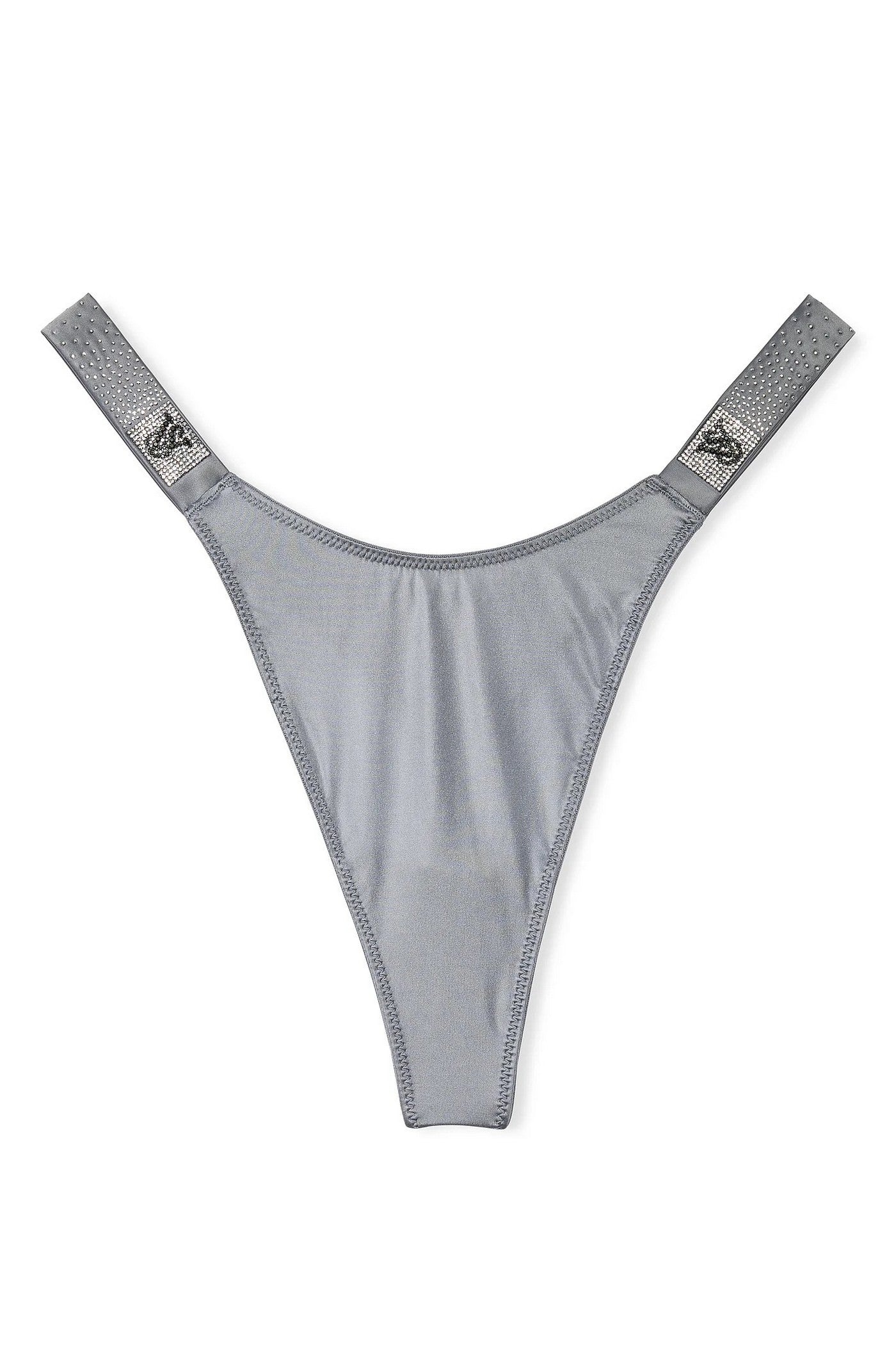 Трусики стринг со стразами 133125597 gray
