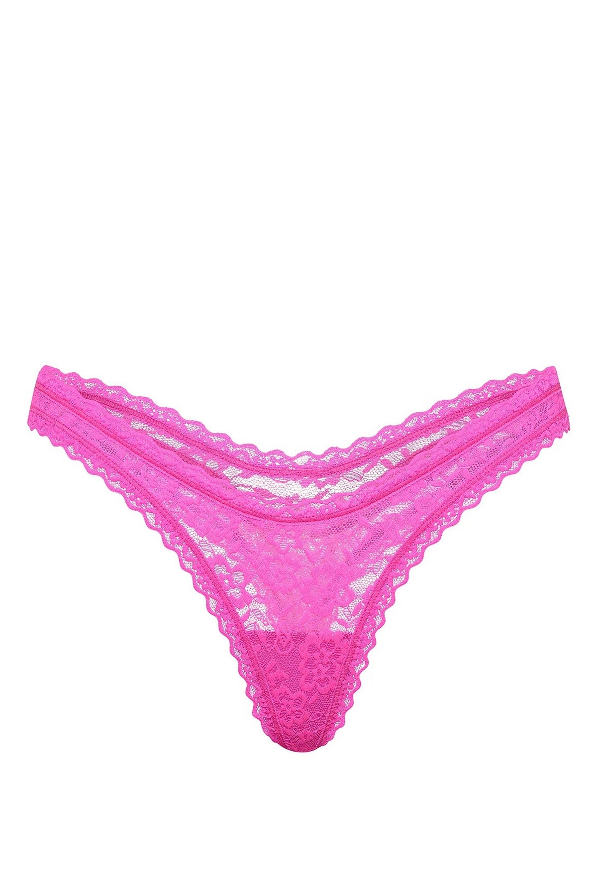 Мереживні трусики стрінги 133864946 pink Victoria`s Secret
