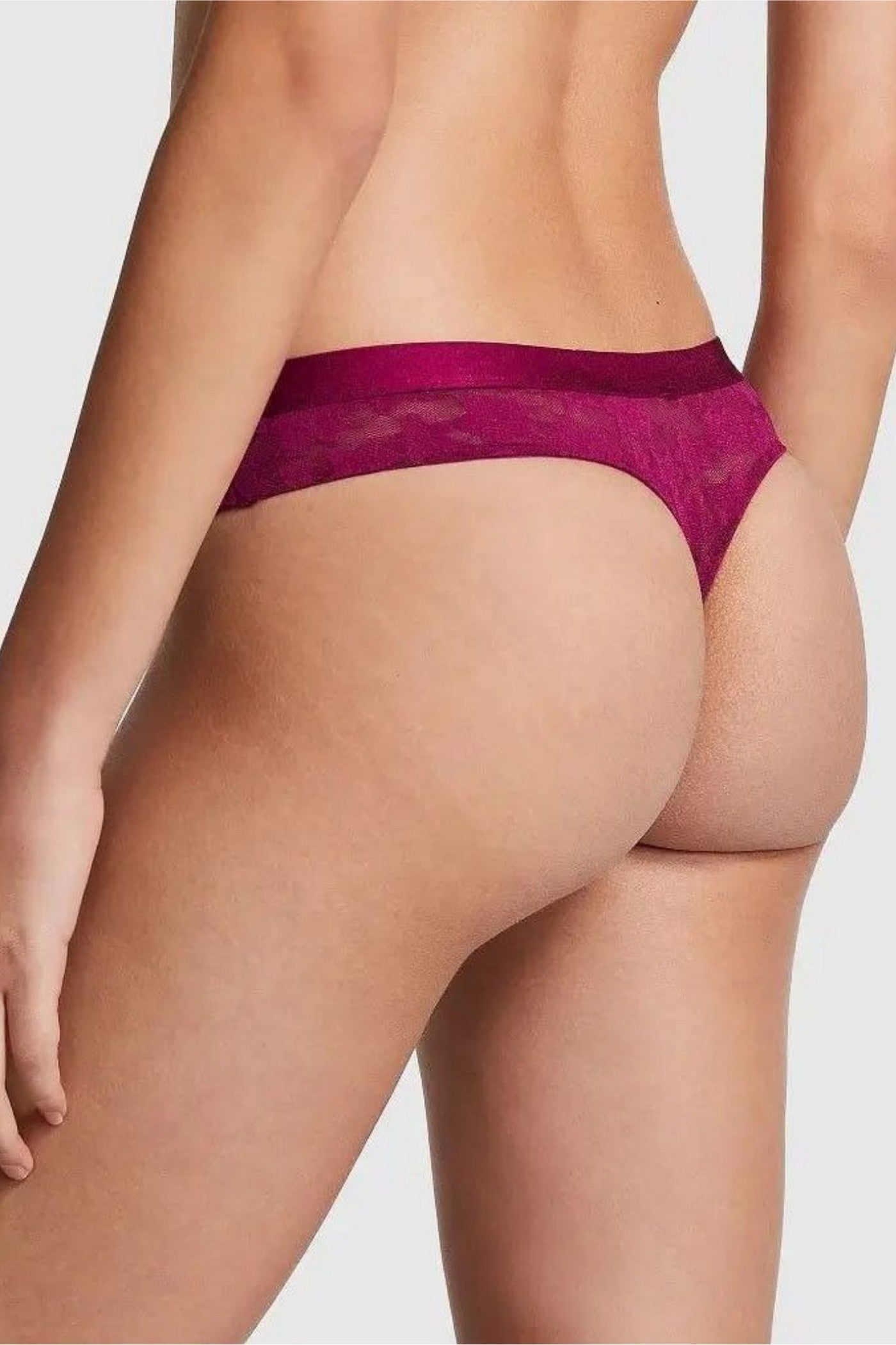 Кружевные трусики стринг 143575485 bordo