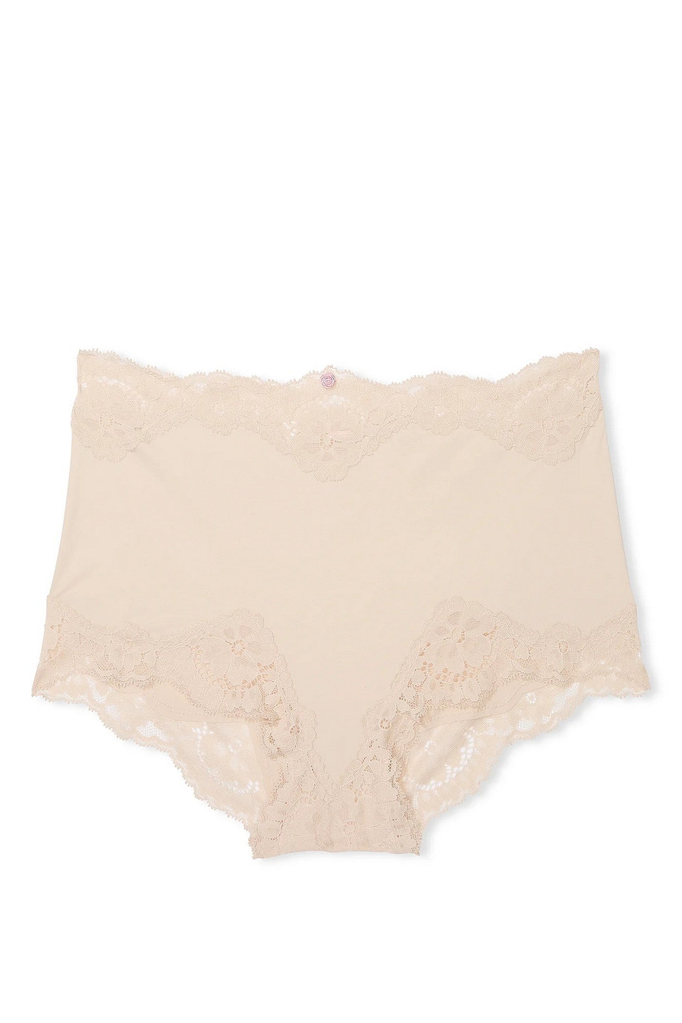 Шортики з мереживом 152415432 beige