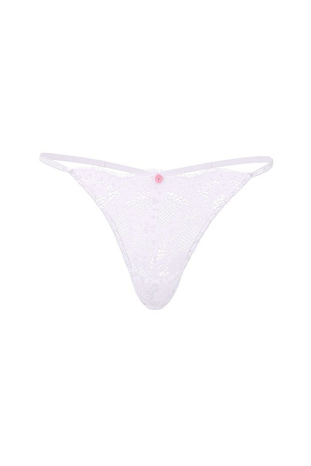 Трусики стринг со стразами 15436541 lilac