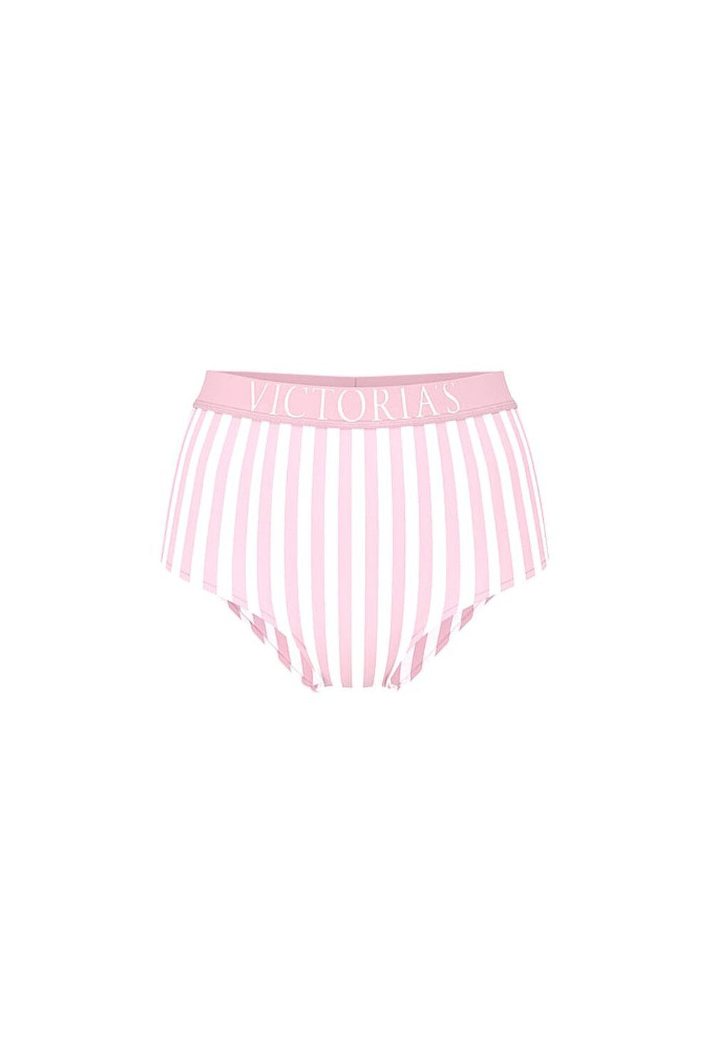 Високі трусики брифи 157820266 white/rose Victoria`s Secret